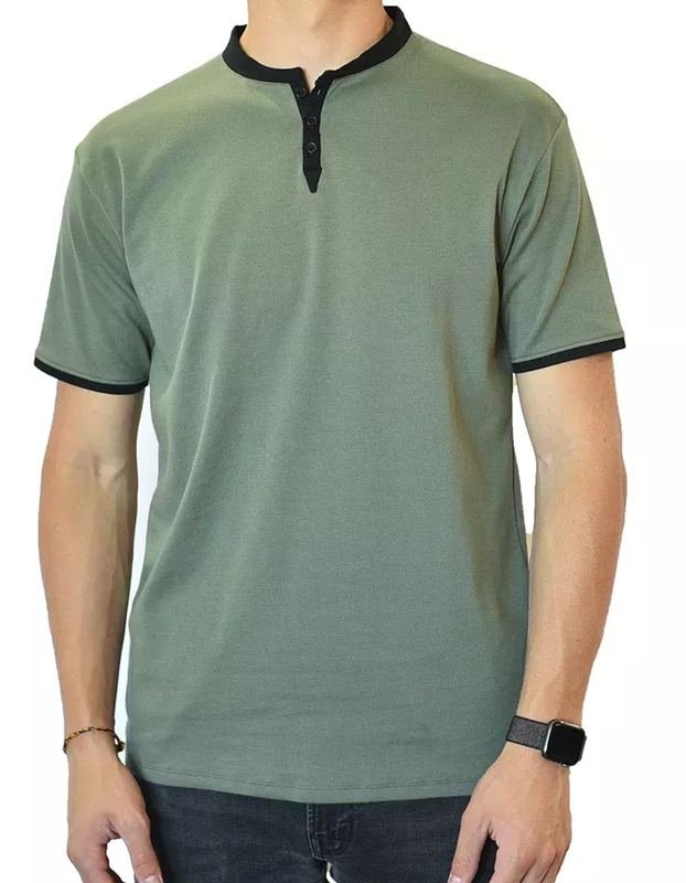 Short Sleeve Henley