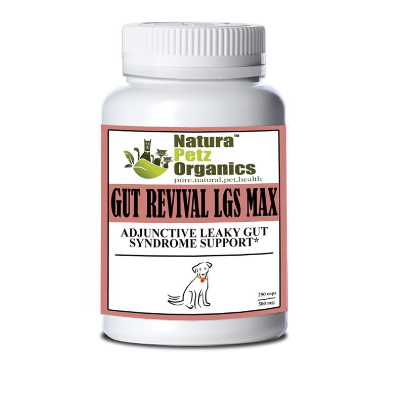 Gut Revival Lgs Max Capsules - Adjunctive Leaky Gut Syndrome Support* For Dogs And Cats