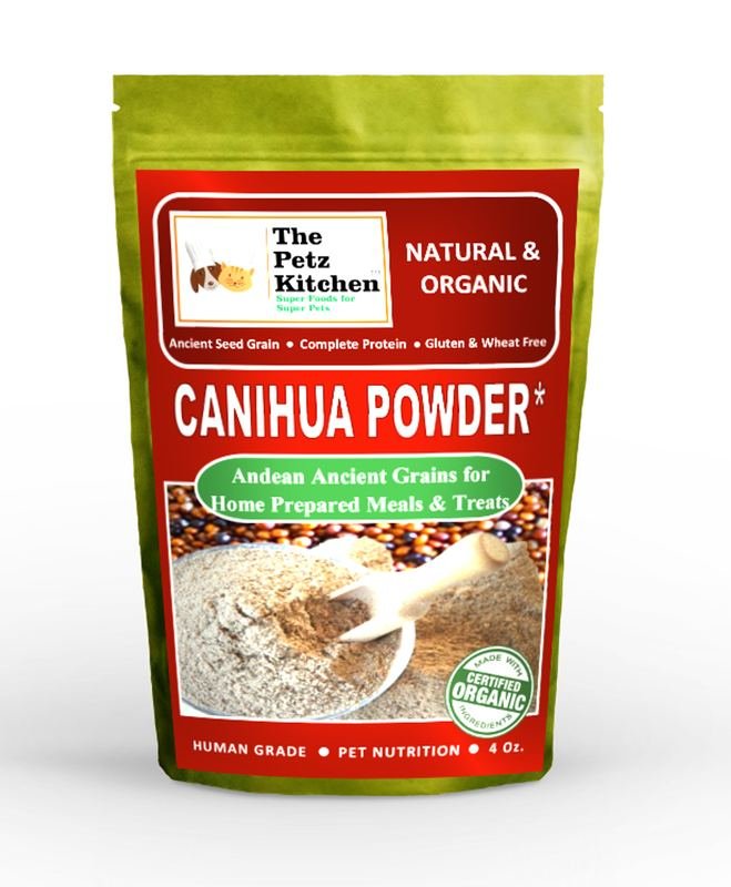 Canihua Flour - Organic Ancient Seed Grain - Complete Protein - Wheat & Gluten Free* The Petz Kitchen Dog & Cat Super Foods*