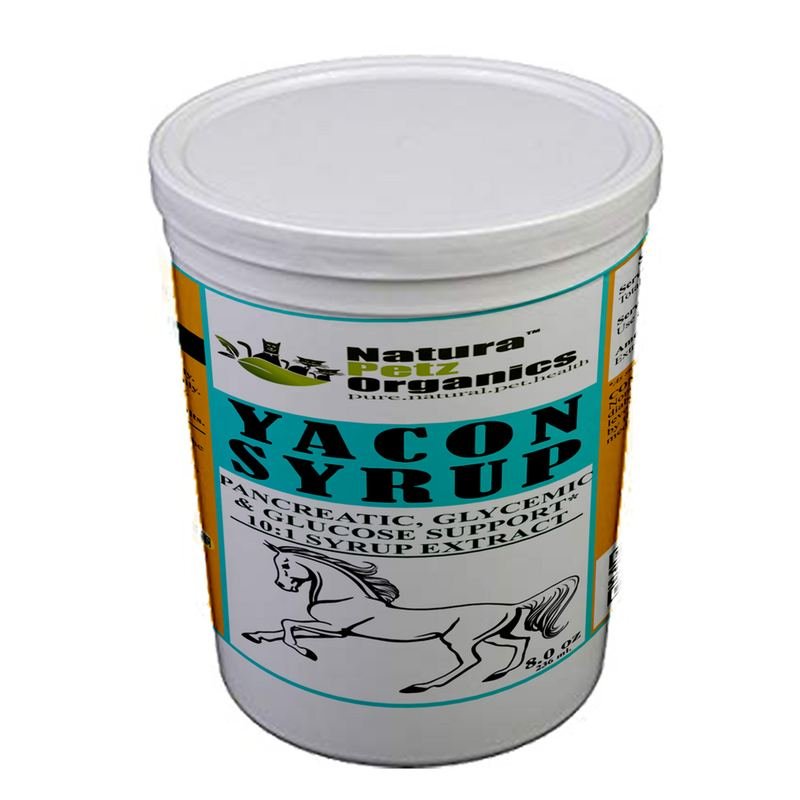 Yacon Leaf Syrup - Pancreatic Support* 10:1  The Petz Kitchen  Yacon Syrup 10:1 Alcohol Free  For Dogs & Cats* Meals & Treats