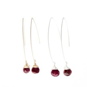 Jill Long Wire Drop Earring