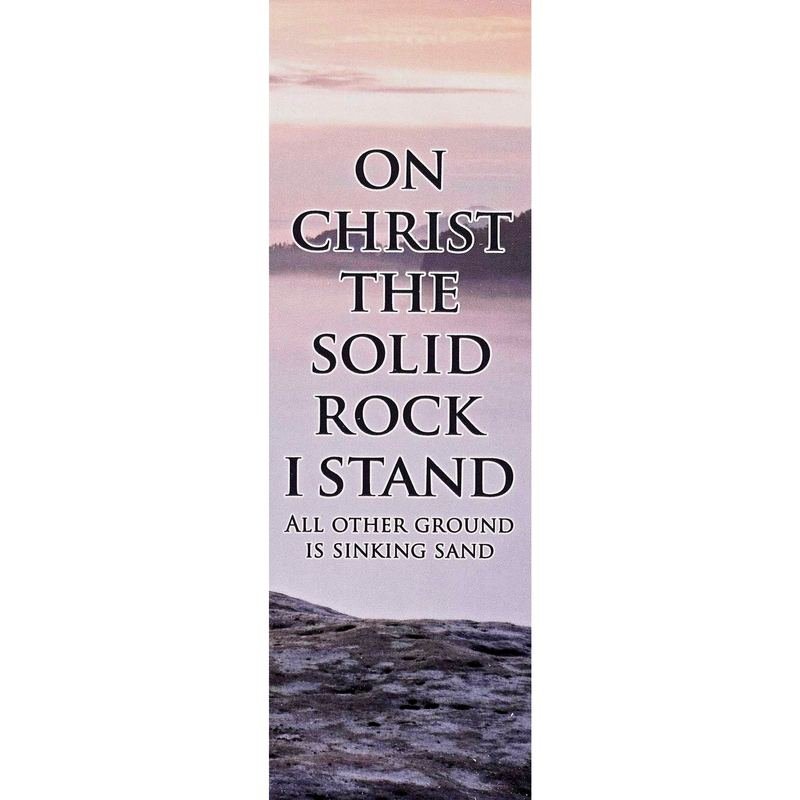 Packaged Bookmarks Christ Solid Rock