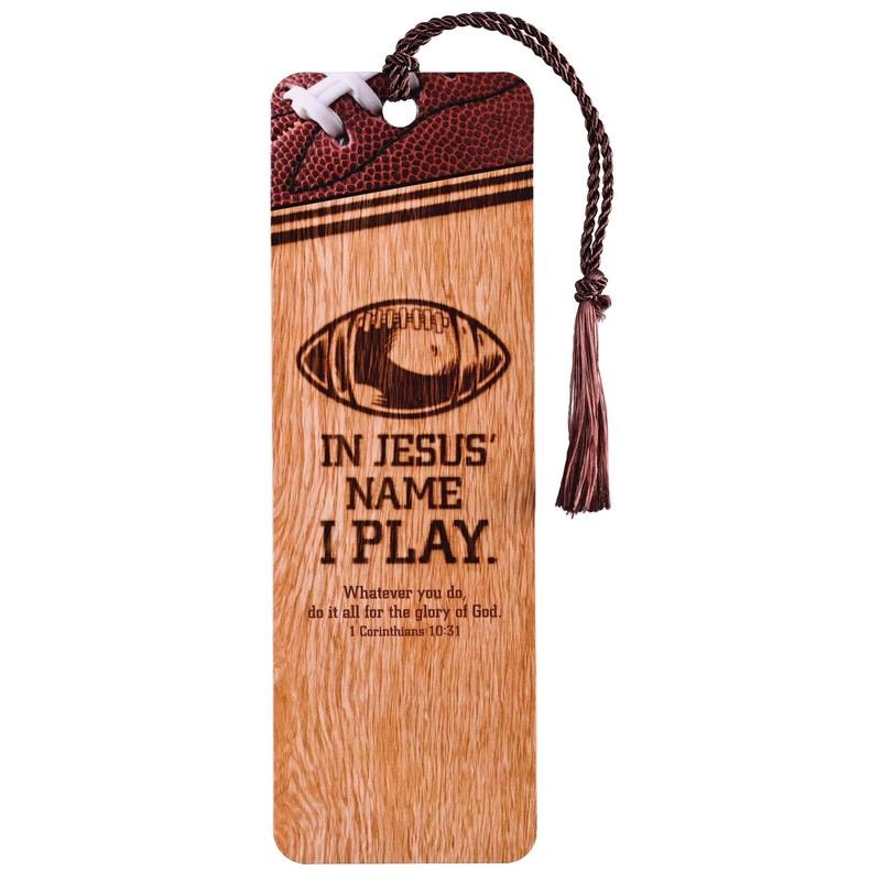 Tassel Bookmark Football In Jesus Name