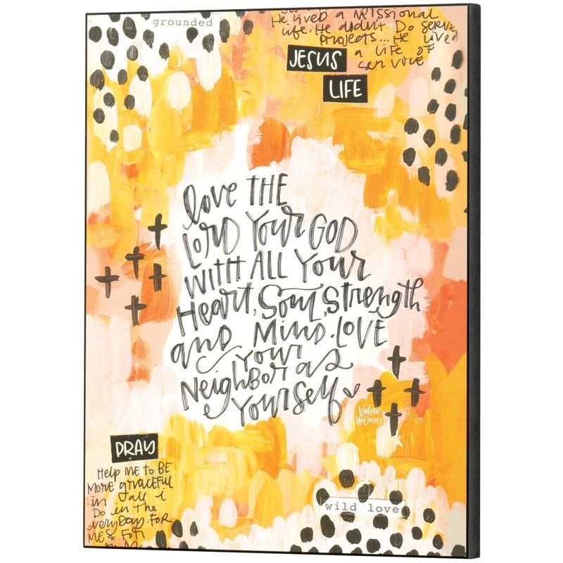 Wall Plaque Love The Lord Your God