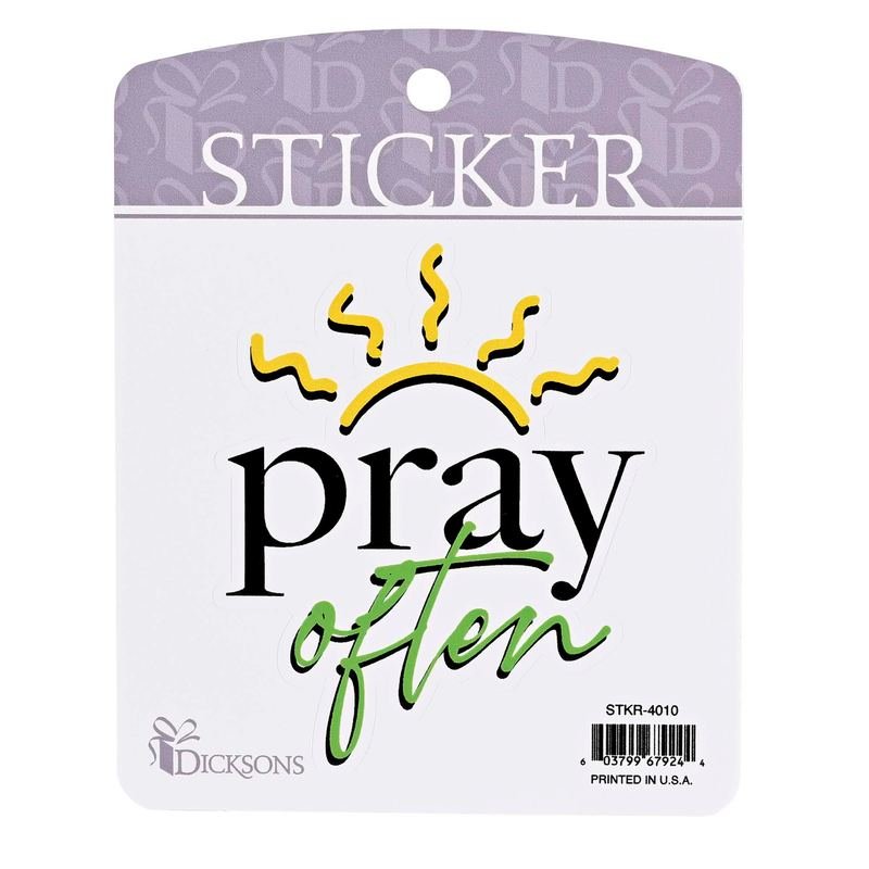 Sticker Sun Pray Often