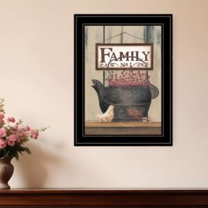 FAMILY NO1 Black Framed Print Wall Art