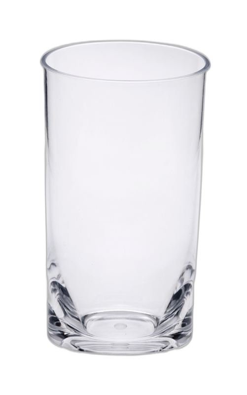 Set of Four Clear Acrylic Stemless Highball Glass