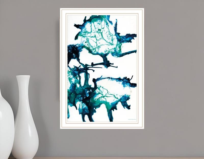 Ocean Living White Framed Print Wall Art