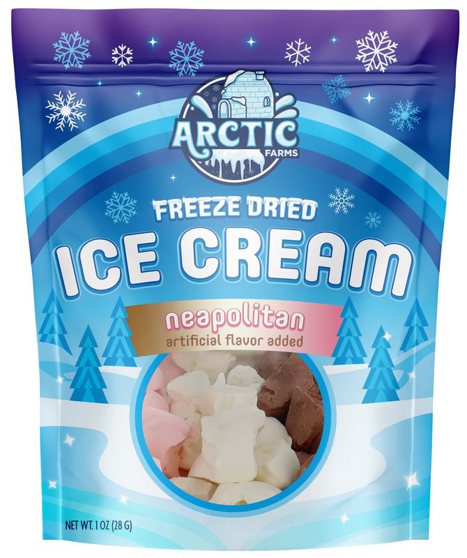 Freeze Dried Ice Cream That Does Not Melt (Bits)