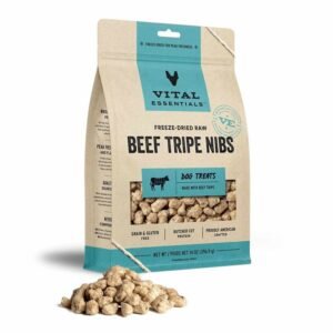 Vital Essentials(R) Freeze-Dried Beef Tripe Nibs Dog Treats,