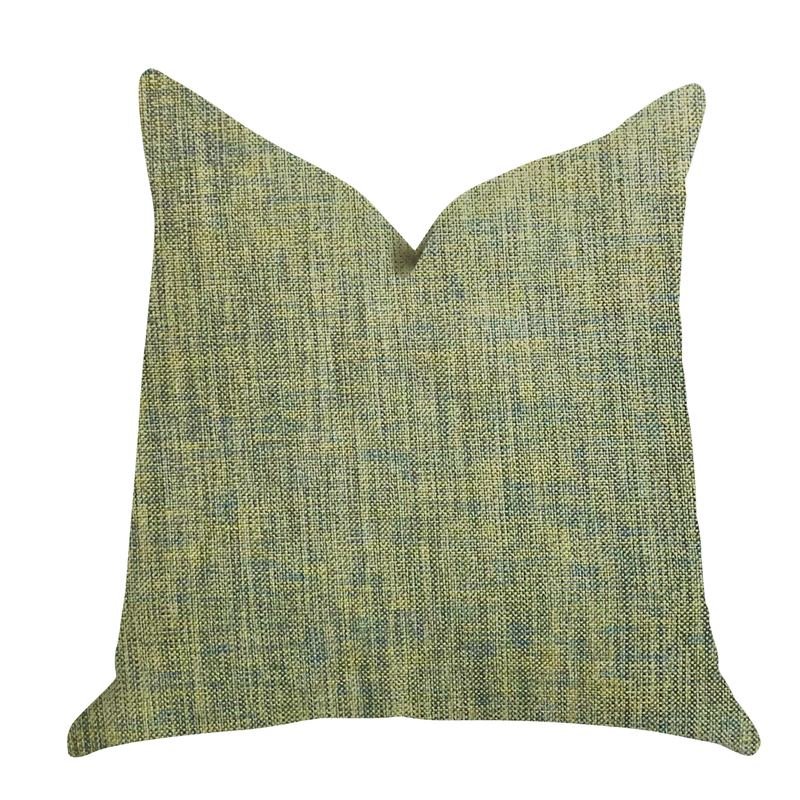 Plutus Mango Bliss Luxury Throw Pillow in Green and Yellow Tones