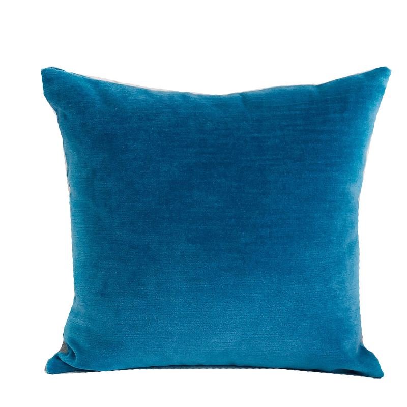 Plutus Aqua Dulce Teal Handmade Luxury Pillow