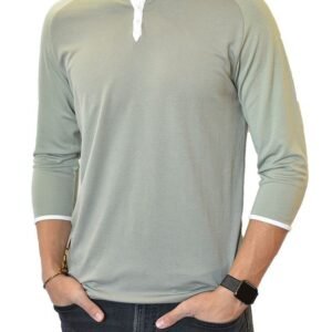 3/4 Sleeve Henley