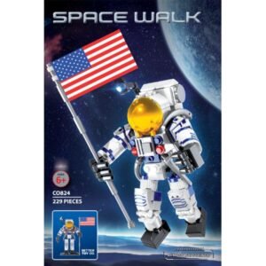 Astronaut Space Walk Building Brick Kit (229 pcs)