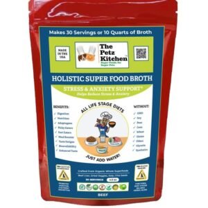 Super Food Broth Stress & Anxiety Support* The Petz Kitchen Dogs & Cats