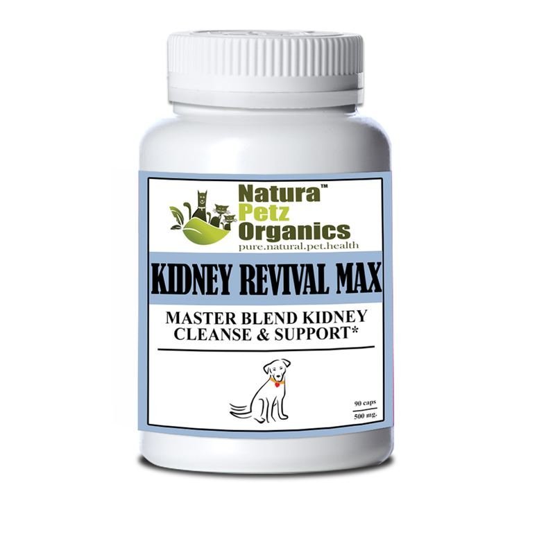 Kidney Revival Max Master Blend Kidney Cleanse & Support Capsules* Adult & Senior Dogs