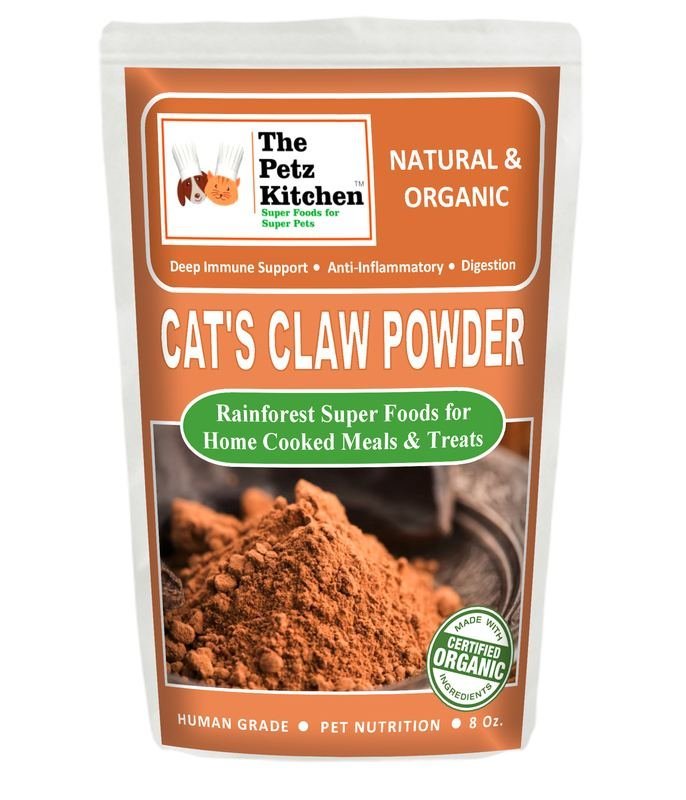 Cat'S Claw Powder Immune & Inflammation Support* The Petz Kitchen Organic & Human Grade Ingredients For Home Prepared Meals & Treats