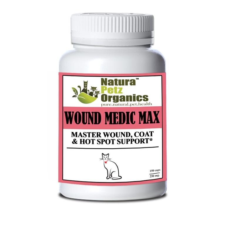 Wound Medic Max Caps* Master Wound, Skin & Coat Support For Dogs & Cats*