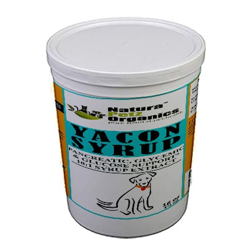 Yacon Leaf Syrup - Pancreatic Support* 10:1  The Petz Kitchen  Yacon Syrup 10:1 Alcohol Free  For Dogs & Cats* Meals & Treats
