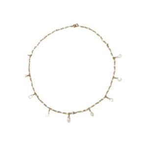 Balmy Nights Moonstone Teardrop Necklace