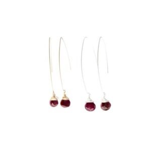 Jill Long Wire Drop Earring