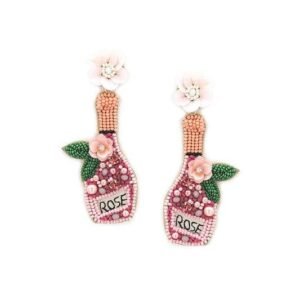 Handmade multi seedbead earring