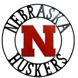 University of Nebraska Huskers Wrought Iron Wall Decor