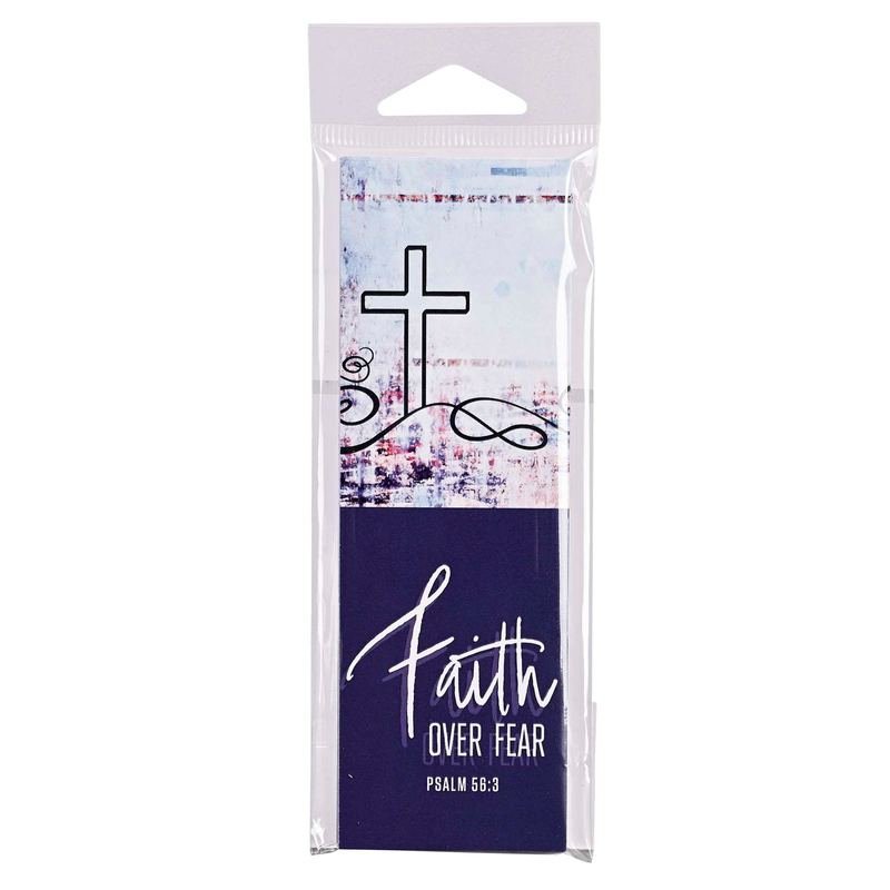 Packaged Bookmarks Faith Over Fear Cross