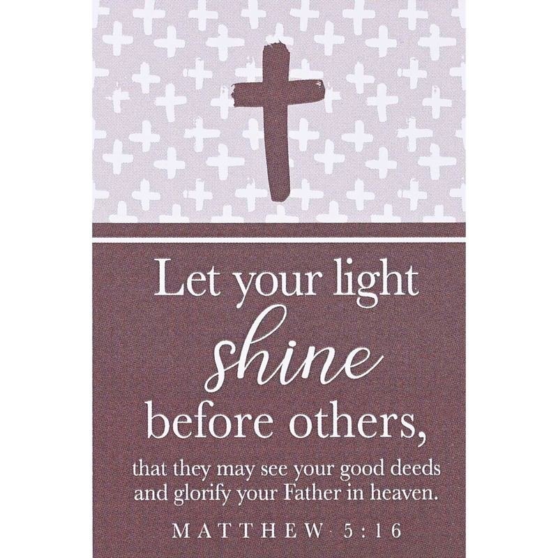 Itty Bitty Card Let Your Light Shine