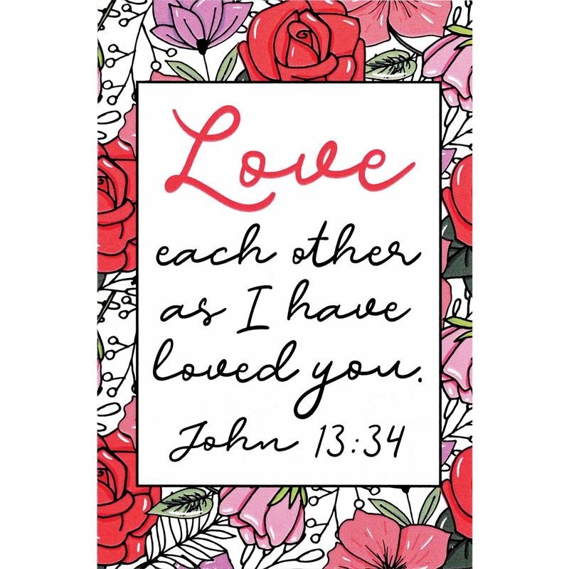 Itty Bitty Card Love Each Other Luke 13
