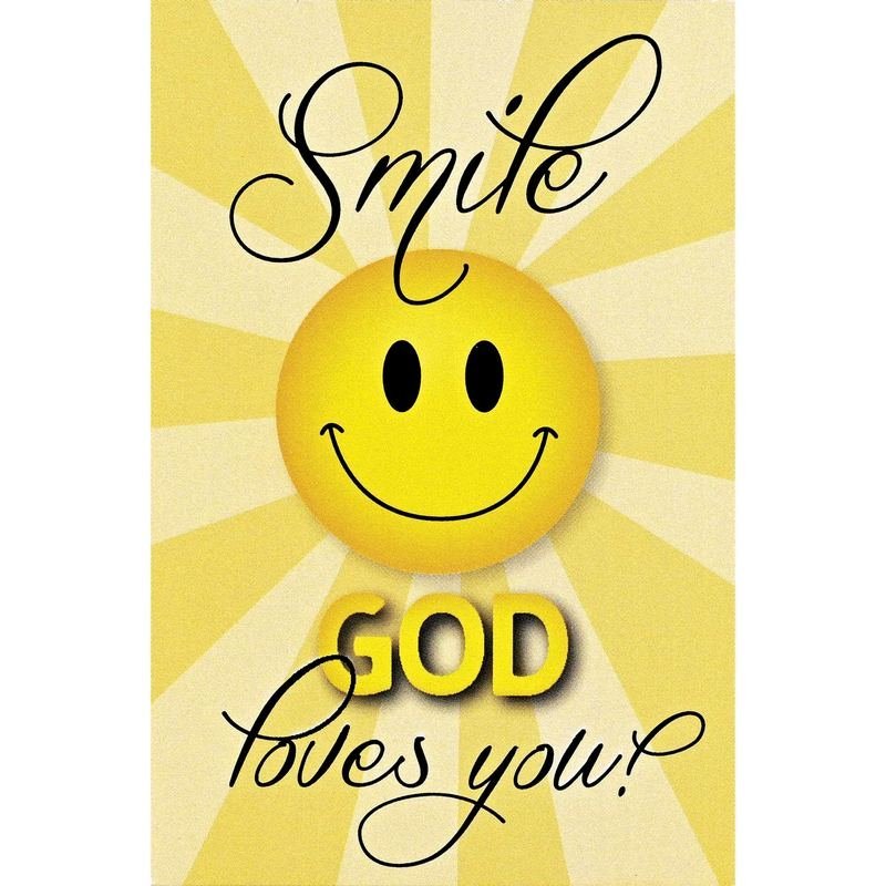 Itty Bitty Card Smile God Loves You