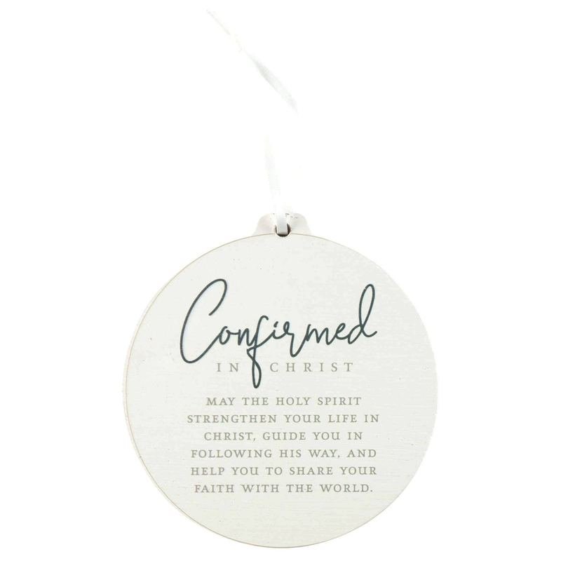 Ornament Confirmed In Christ Mdf