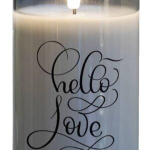 Led Candle Hello Love