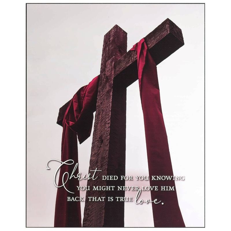 Christ Died Knowing Wall Plaque