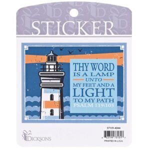 Sticker Lighthouse Your Word Is A Lamp