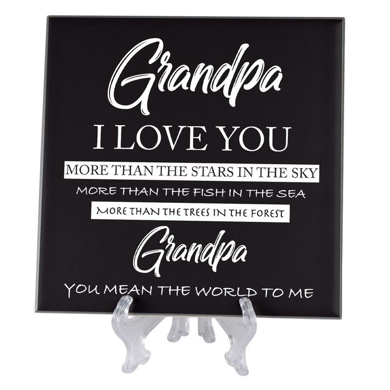 Tabletop Tile Grandpa, I Love You More