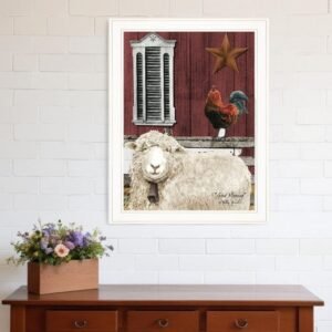 Good Morning 3 White Framed Print Wall Art