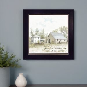 The Best Memories 1 Black Framed Print Wall Art