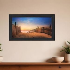 A New Day 3 Black Framed Print Wall Art