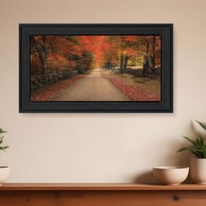 October Lane Black Framed Print Wall Art