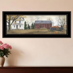 Pumpkins For Sale 3 Black Framed Print Wall Art