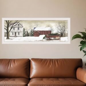 Christmas Trees for Sale 6 White Framed Print Wall Art