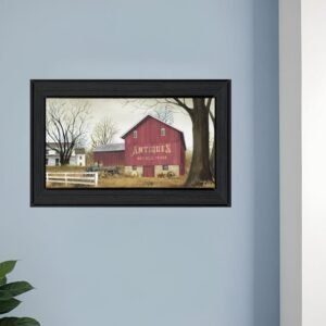 Antique Barn 2 Black Framed Print Wall Art