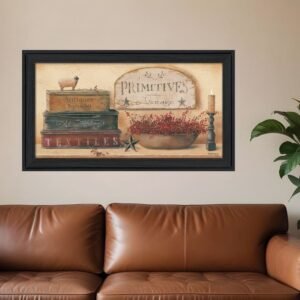 Primitives and Vintage 1 Black Framed Print Wall Art