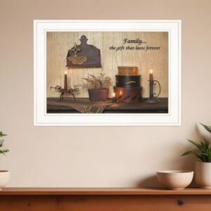 Forever Family White Framed Print Wall Art