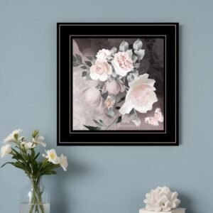 Noir Roses IV 5 Black Framed Print Wall Art