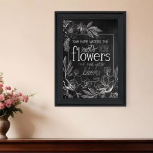 Yet to Bloom 4 Black Framed Print Wall Art