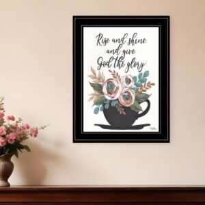 Rise and Shine 6 Black Framed Print Wall Art