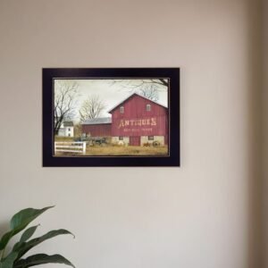 Antique Barn Black Framed Print Wall Art