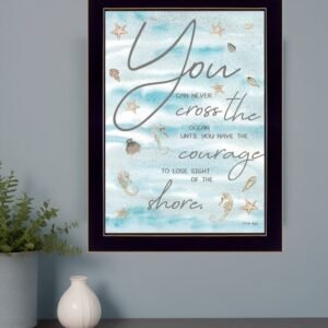 You Can Never 1 Black Framed Print Wall Art